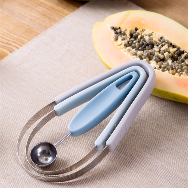 MAMOS RANKOS virtuvės dalykėliai 3vnt./komplektas Vaisių skustukas Prietaisas Virtuvės įrankiai Lupimas melioniniu šaukštu