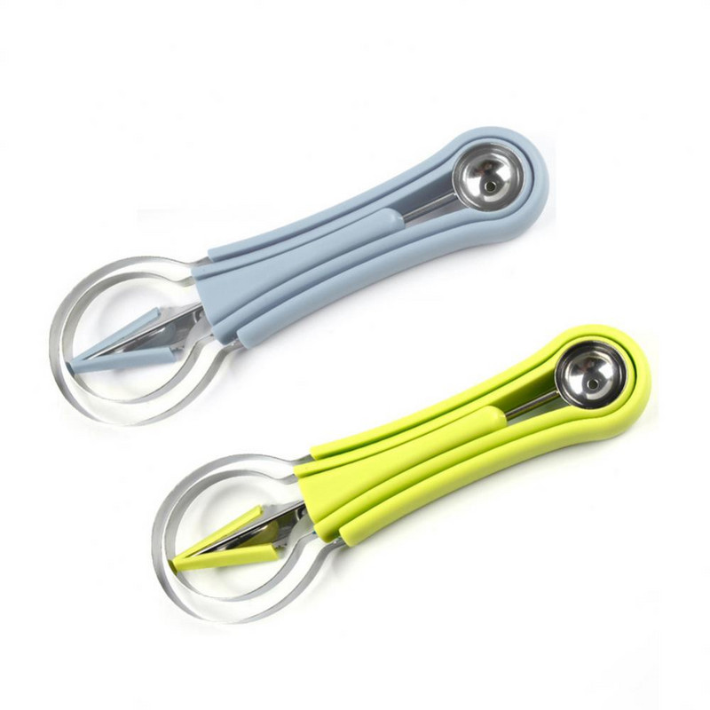 4 u 1 Rezač lubenice Rezač Lopatica Nož za rezbarenje voća Rezač Ploča za voće Separator pulpe za iskopavanje voća Kuhinjski pribor Alati