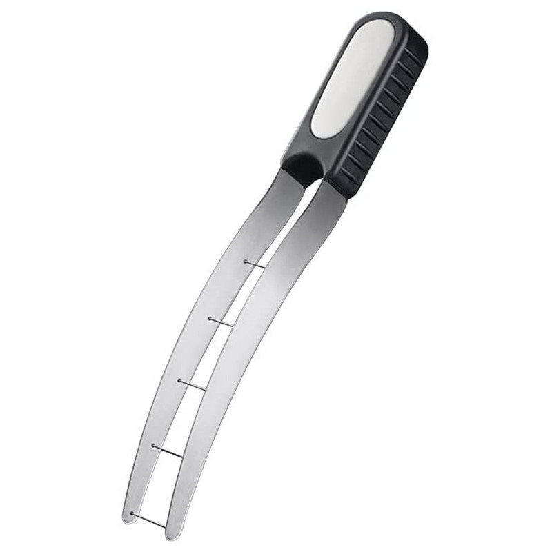 Profesionálny krájač melónu, dizajn veterného mlyna z nehrdzavejúcej ocele, kuchynské pomôcky na krájanie ovocia a zeleniny, nástroje na krájanie šalátu a ovocia