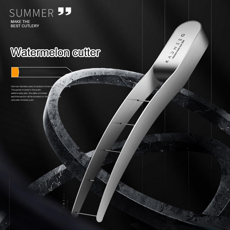 Tăiător de pepene verde Tăiător de pepene galben din oțel inoxidabil Tăiător de pepene verde Artifact pentru tăierea fructelor Accesorii de bucătărie