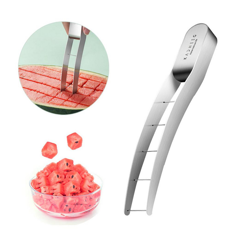 Rezač lubenice od nehrđajućeg čelika za izradu salate od lubenice Voćni pribor Kuhinjski dodaci Žlice za lubenicu Izdržljive