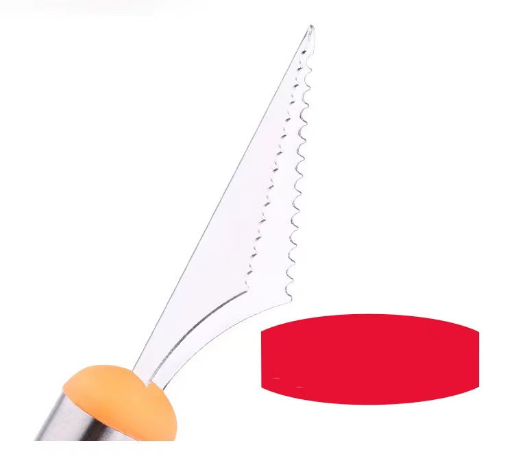 7PCS Creative Apple Cut od nehrđajućeg čelika Ball Digger set noževa za rezbarenje voća Nož za voće Separator za jabuke Dvostruka namjena Fruit Cut