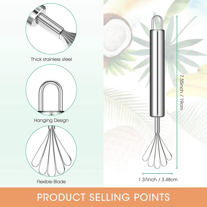 Vruća rasprodaja 4 komada aparata za brijanje od nehrđajućeg čelika s kokosom Kuhinjske naprave Alati za voće Pribor za plodove mora Višenamjenski alat za čišćenje ribljih ljuskica