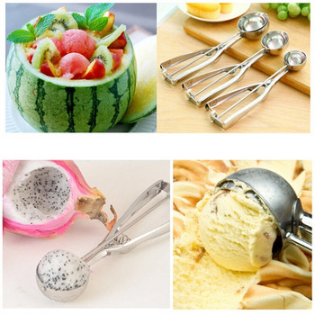 Φορητό ανοξείδωτο κουτάλι παγωτού καρπούζι Αξεσουάρ κουζίνας και εργαλεία Αντικολλητικό κουτάλι παγωτού φρούτων