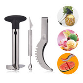 Višenamjenski nož za guljenje od nehrđajućeg čelika od 3 KOM Praktičan i prikladan kućanski alat Kuhinjski pomoćnik Lijeni alat