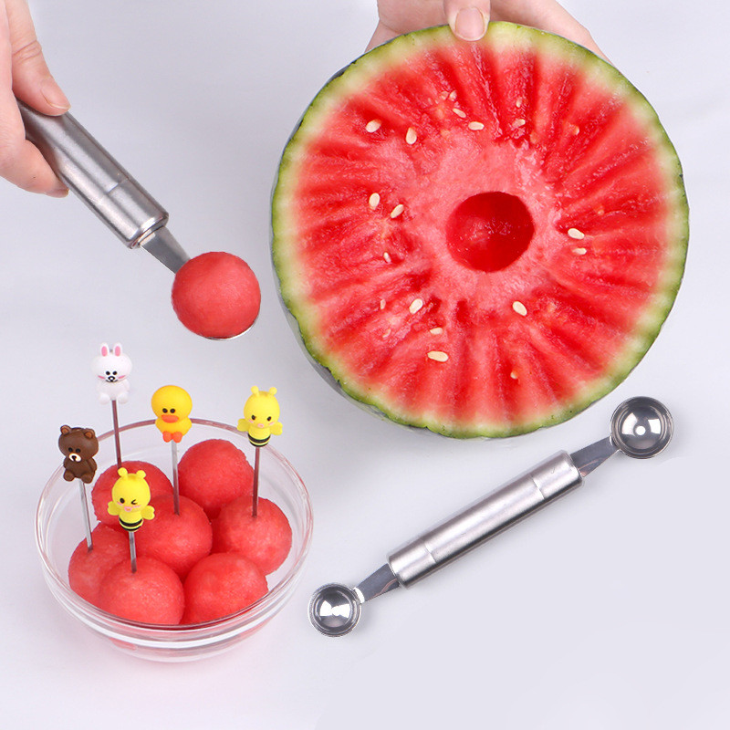 Kopač voća Lopatice za dinje Kuglice od pulpe lubenice Žlica za grejpfrut Nož za rezbarenje Cjepalice Rende Rezač Kuhinjski pribor
