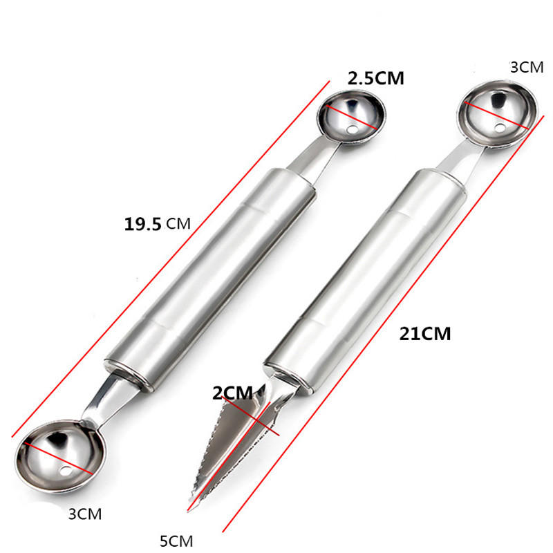 Kopač voća Lopatice za dinje Kuglice od pulpe lubenice Žlica za grejpfrut Nož za rezbarenje Cjepalice Rende Rezač Kuhinjski pribor