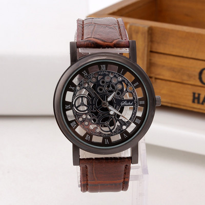 Fashionable casual men`s watch hollow out strap watch not mechanical expression couple table model undertakes to men and women