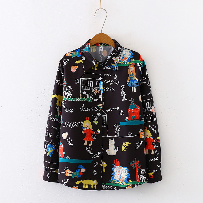 2020 m. pavasario naujieji moteriški piešiniai, piešiniai, piešiniai iš šifono rudeninė palaidinė ilgomis rankovėmis balti marškiniai vintažiniai laisvi viršutiniai moteriški palaidiniai Feminina Blusa T9D74