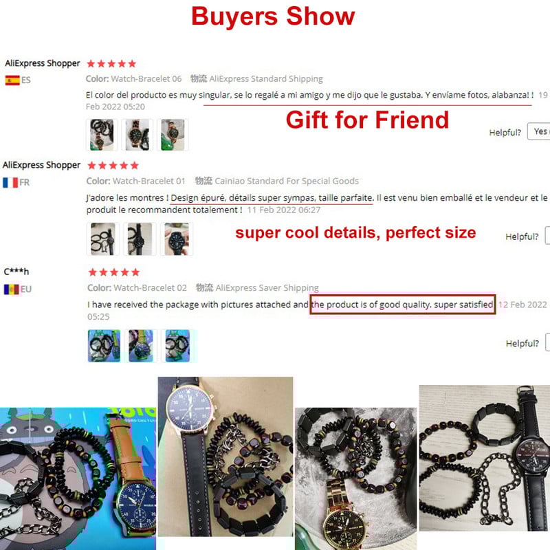 Új férfi óra Luxus karkötő szett Divat üzleti barna bőr kvarc karórák férfiaknak ajándék szett Relogio Masculino