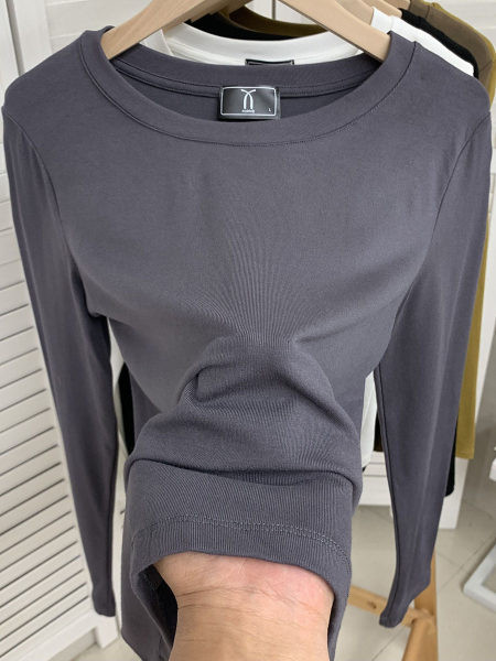 Švaraus modelio kelių spalvų prigludusi palaidinė