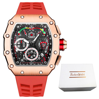 Nagy tárcsás sportóra Férfi kronográf kvarc katonai férfi karórák Top márka luxus arany óra Hip Hop Reloj Relogio Montre Homme