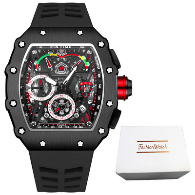 Nagy tárcsás sportóra Férfi kronográf kvarc katonai férfi karórák Top márka luxus arany óra Hip Hop Reloj Relogio Montre Homme