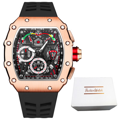 Nagy tárcsás sportóra Férfi kronográf kvarc katonai férfi karórák Top márka luxus arany óra Hip Hop Reloj Relogio Montre Homme