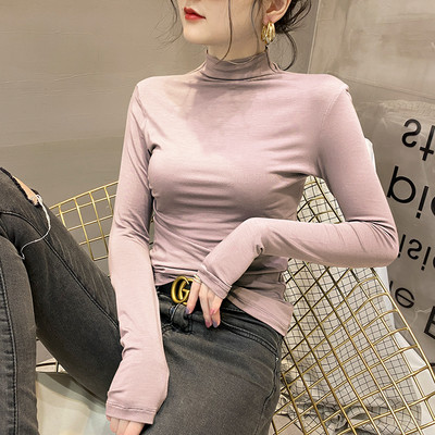 Дамска блуза с поло изчистен модел