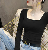 Bluza de dama cu decolteu patrat in mai multe culori