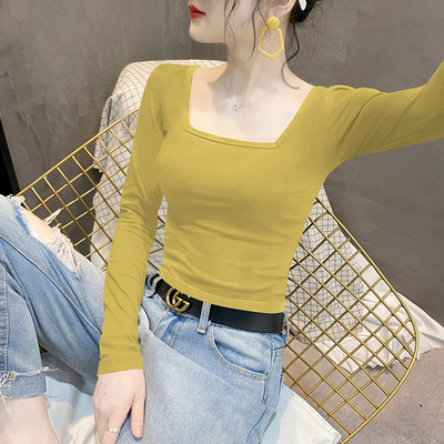 Bluza de dama cu decolteu patrat in mai multe culori