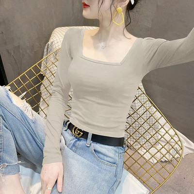 Bluza de dama cu decolteu patrat in mai multe culori