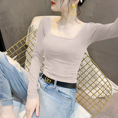 Bluza de dama cu decolteu patrat in mai multe culori