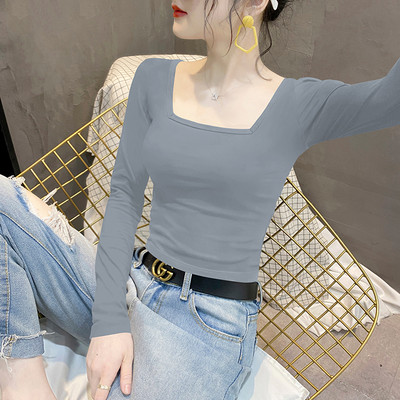 Bluza de dama cu decolteu patrat in mai multe culori