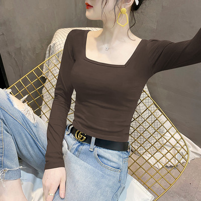 Bluza de dama cu decolteu patrat in mai multe culori