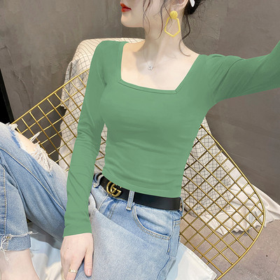 Bluza de dama cu decolteu patrat in mai multe culori