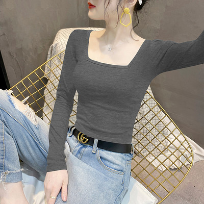 Bluza de dama cu decolteu patrat in mai multe culori