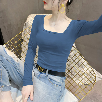 Bluza de dama cu decolteu patrat in mai multe culori