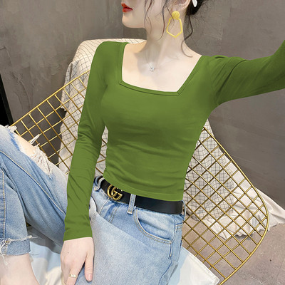 Bluza de dama cu decolteu patrat in mai multe culori