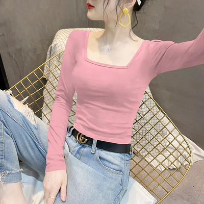 Bluza de dama cu decolteu patrat in mai multe culori