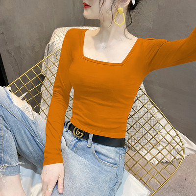 Bluza de dama cu decolteu patrat in mai multe culori