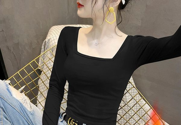 Bluza de dama cu decolteu patrat in mai multe culori