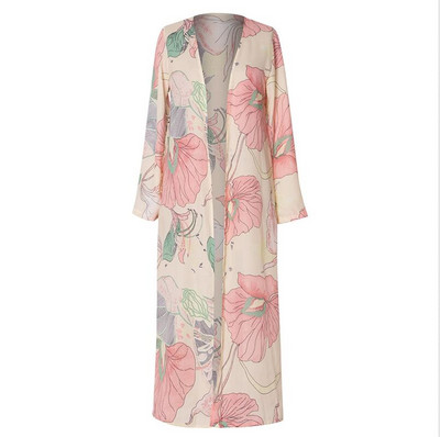 Cardigan kimono Topuri și bluze pentru femei, îmbrăcăminte de stradă în stil japonez, topuri pentru femei, vara 2019, cămașă lungă pentru femei, negru AA001