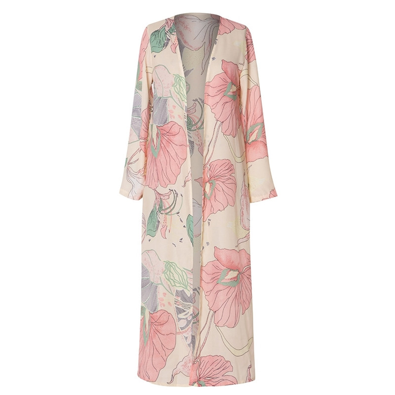 Cardigan kimono Topuri și bluze pentru femei, îmbrăcăminte de stradă în stil japonez, topuri pentru femei, vara 2019, cămașă lungă pentru femei, negru AA001