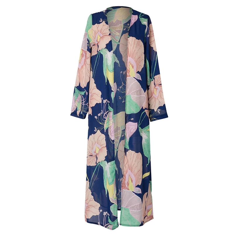 Cardigan kimono Topuri și bluze pentru femei, îmbrăcăminte de stradă în stil japonez, topuri pentru femei, vara 2019, cămașă lungă pentru femei, negru AA001