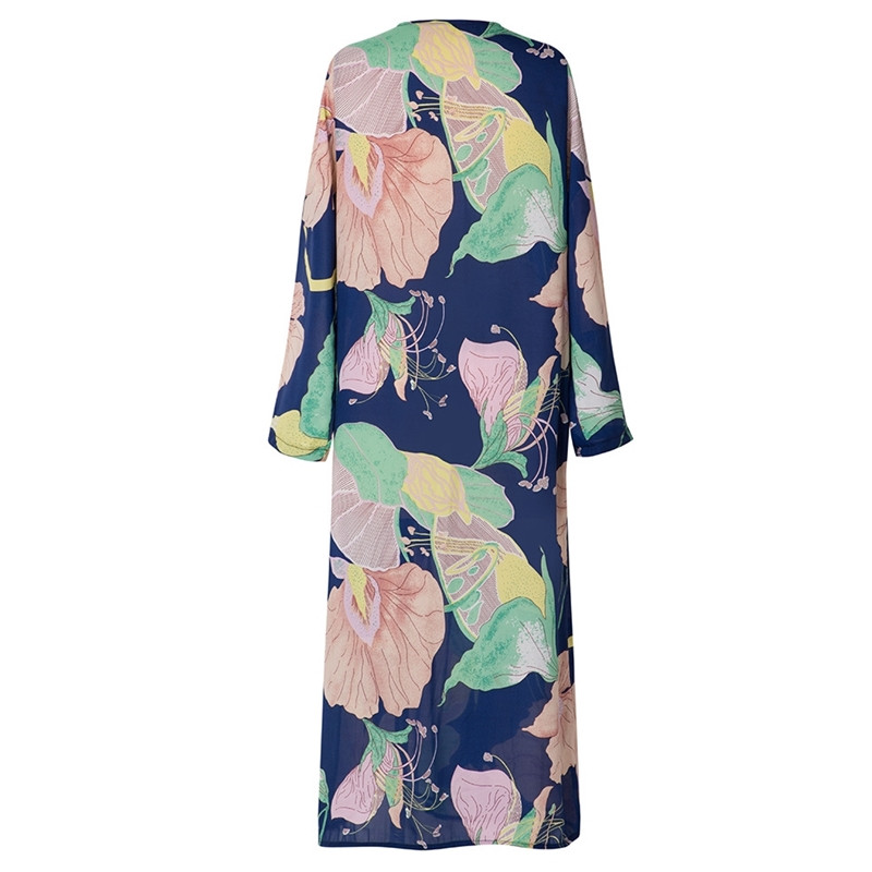 Cardigan kimono Topuri și bluze pentru femei, îmbrăcăminte de stradă în stil japonez, topuri pentru femei, vara 2019, cămașă lungă pentru femei, negru AA001