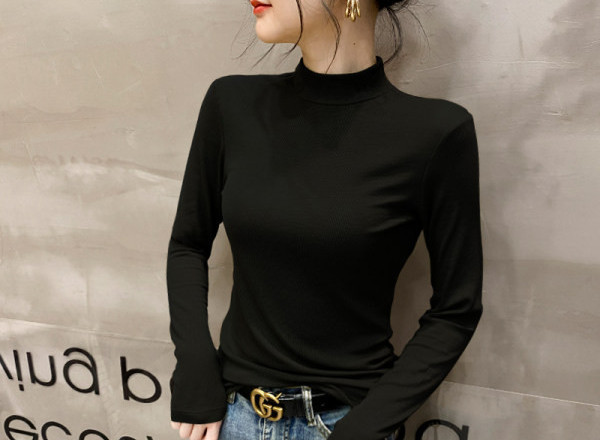 Moteriška laisvalaikio palaidinė žema polo apykakle