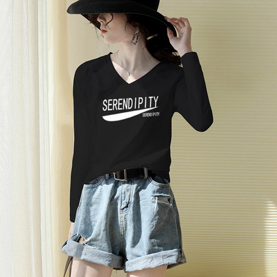 Широк модел дамска блуза с щампа