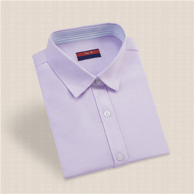 Moteriška medvilnė Elegantiška medvilninė palaidinė ilgomis rankovėmis Kasdieniai solidūs marškiniai Balta moteriška palaidinė Palaidinė Didesnio dydžio mokyklinė palaidinė Dioufond