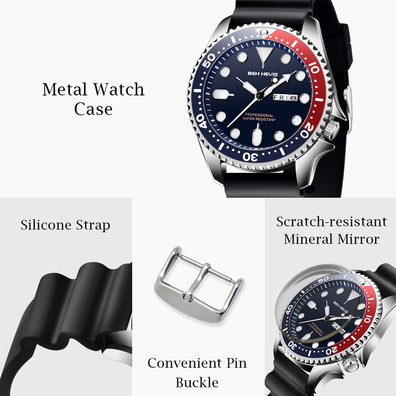 Madingi kariški vyriški laikrodžiai Populiariausi prekės ženklo prabangūs vandeniui atsparūs automatiniai pasimatymo armijos kvarciniai laikrodžiai vyrams Relogio Masculino