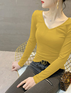 Női alkalmi V-nyakú blúz