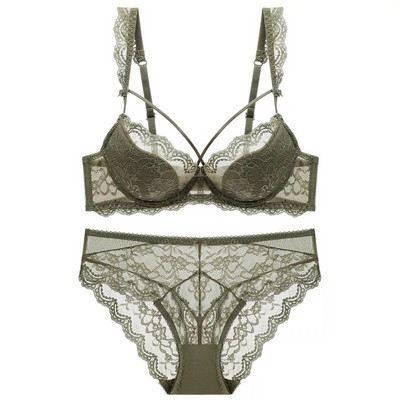 Set sutien și chiloți de damă cu dantelă