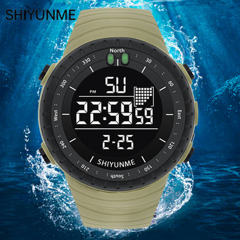 SHIYUNME Мъжки спортен часовник 50M Водоустойчив военен дисплей Часовник Мъжки часовници Модерни цифрови Reloj Hombre Луксозна мода