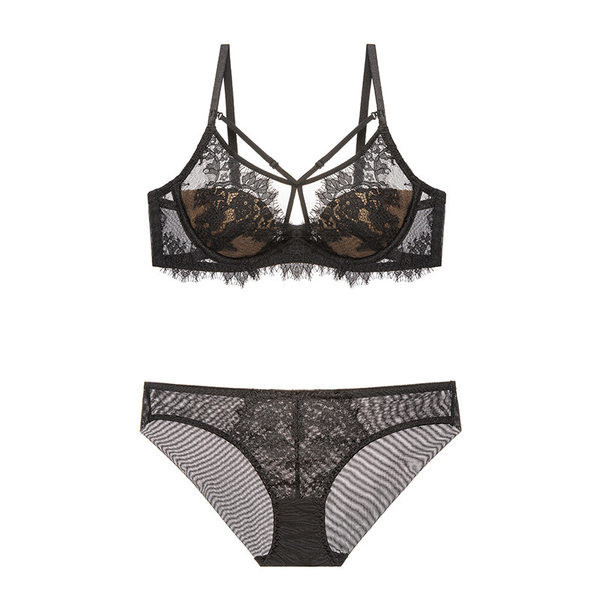 Ženski komplet s naramenicama i vezom