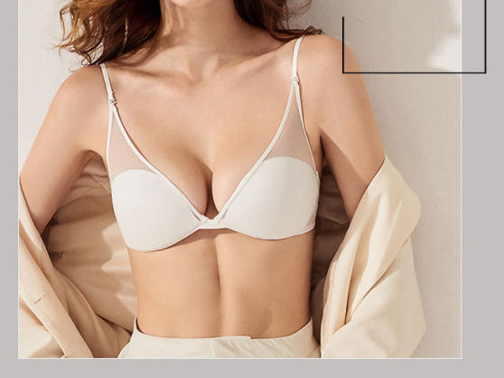 Moteriškas apatinis trikotažas su tiulio dalimis - liemenėlė arba 2 dalių komplektas