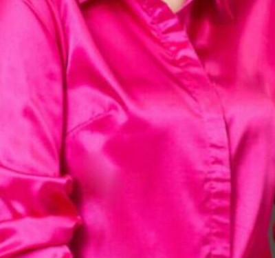 Női OL szatén selyem blúz gombos női selyem szatén blúz ing alkalmi fehér fekete arany piros hosszú ujjú szatén blúz felső