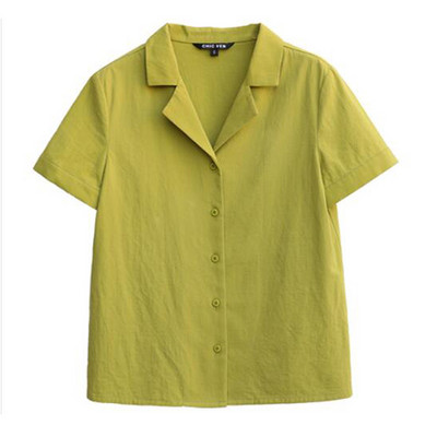 Modna bluza Ženska ljetna košulja kratkih rukava V izrez Jednobojna uredska ženska majica 11 stilova Ležerna ženska odjeća #355