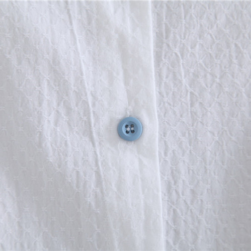 Gornje bluze Bijele košulje Mori djevojke Korejske ženske bluze Preppy 2017 Jesen Kawaii Ženske košulje s cvjetnim vezom T78616A