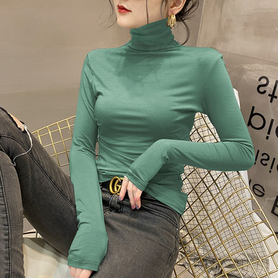 Изчистен модел дамско поло в много цветове