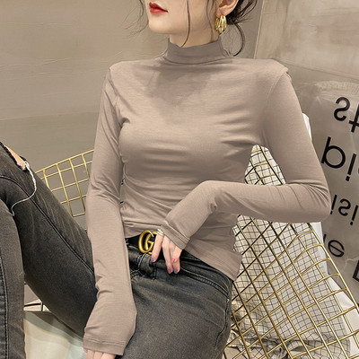 Изчистен модел дамско поло в много цветове